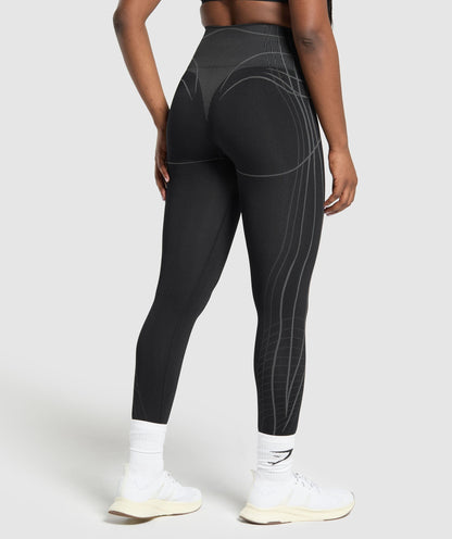 Women's Gymshark Apex Seamless Leggings Black