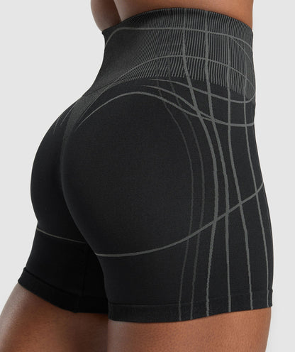 Women's Gymshark Apex Seamless Shorts Black
