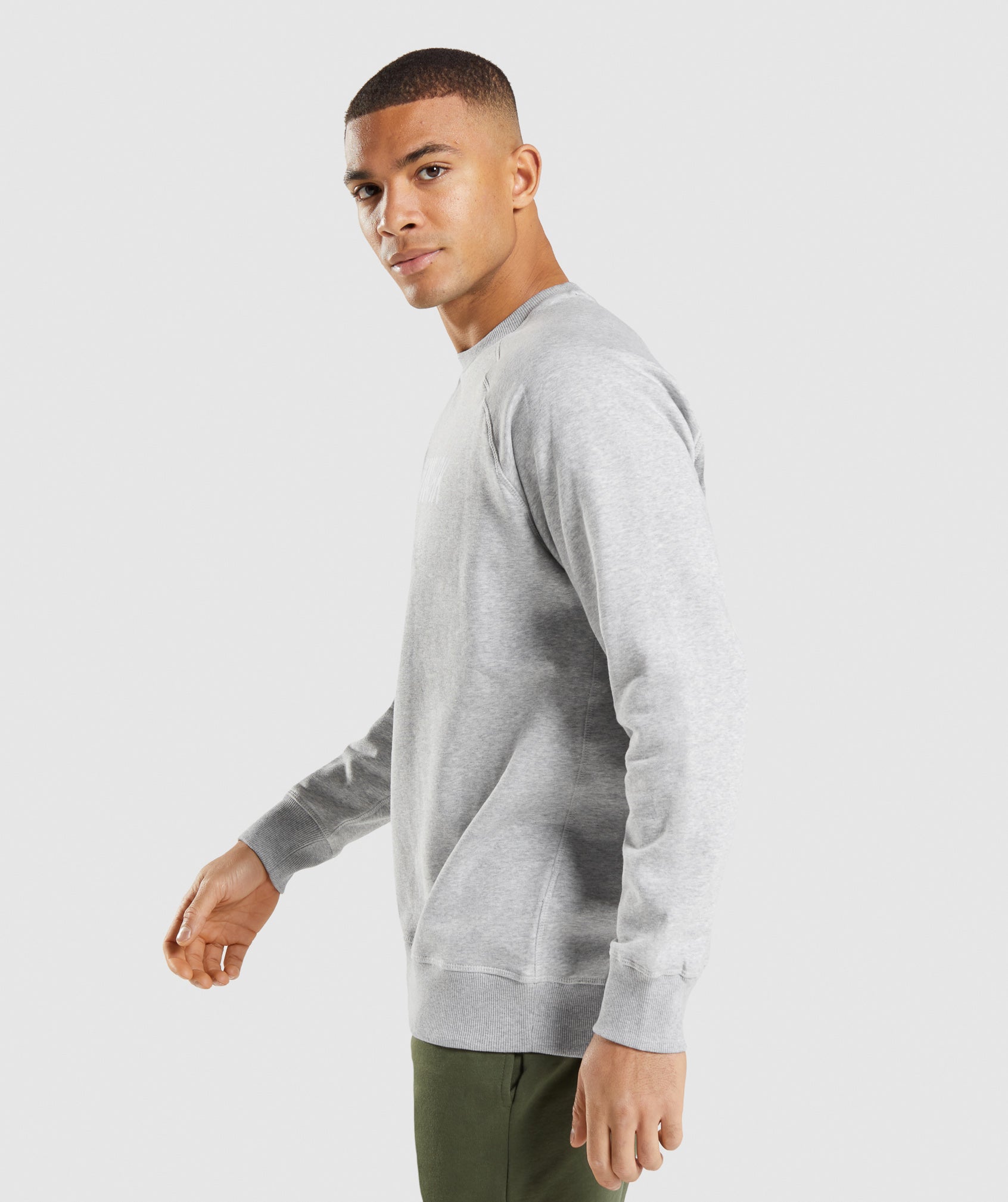 Gymshark Apollo Crew Light Grey Marl
