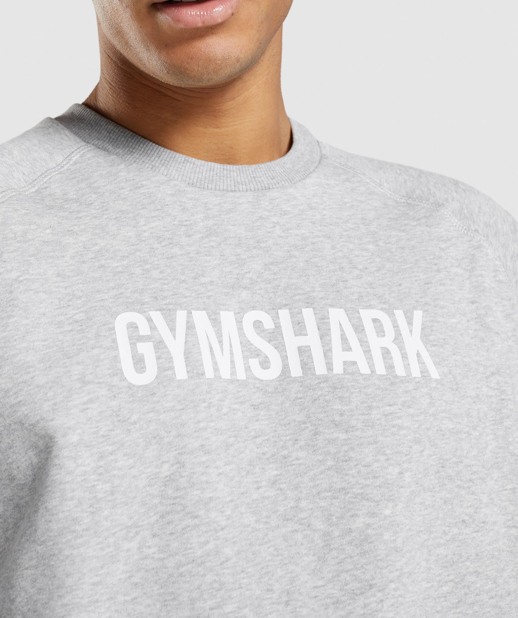 Gymshark Apollo Crew Light Grey Marl