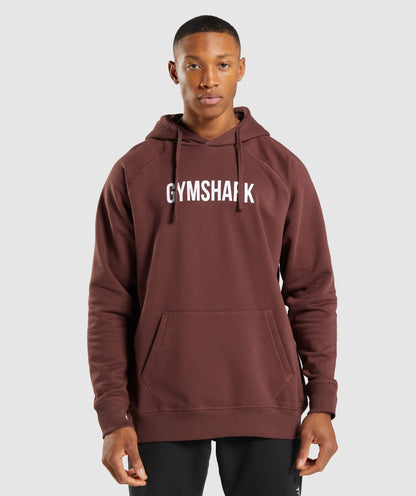 Gymshark Apollo Hoodie Cherry Brown