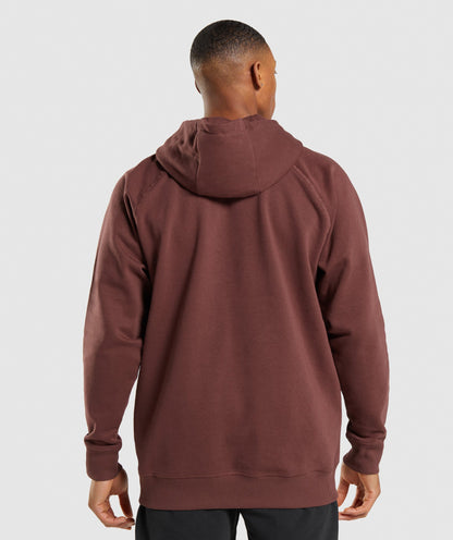 Gymshark Apollo Hoodie Cherry Brown