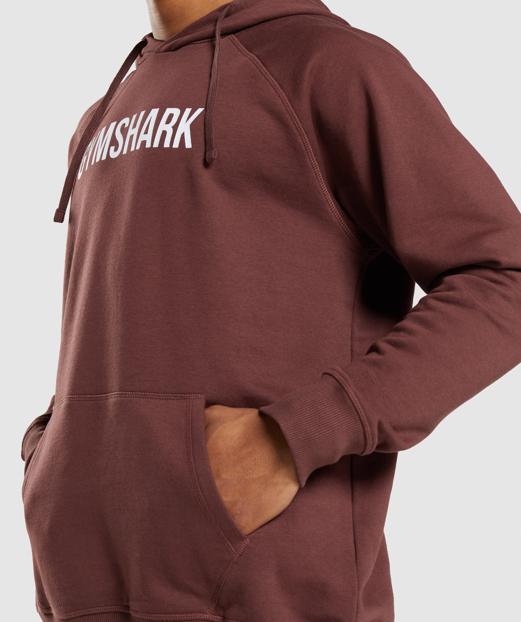 Gymshark Apollo Hoodie Cherry Brown