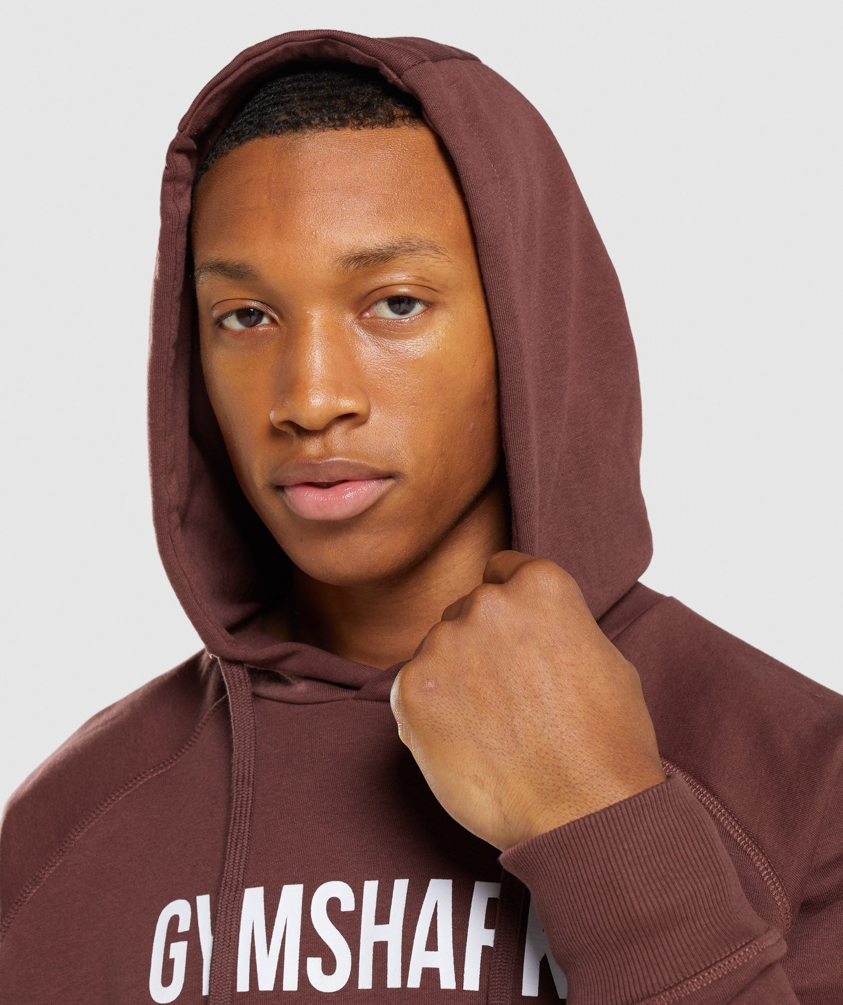 Gymshark Apollo Hoodie Cherry Brown