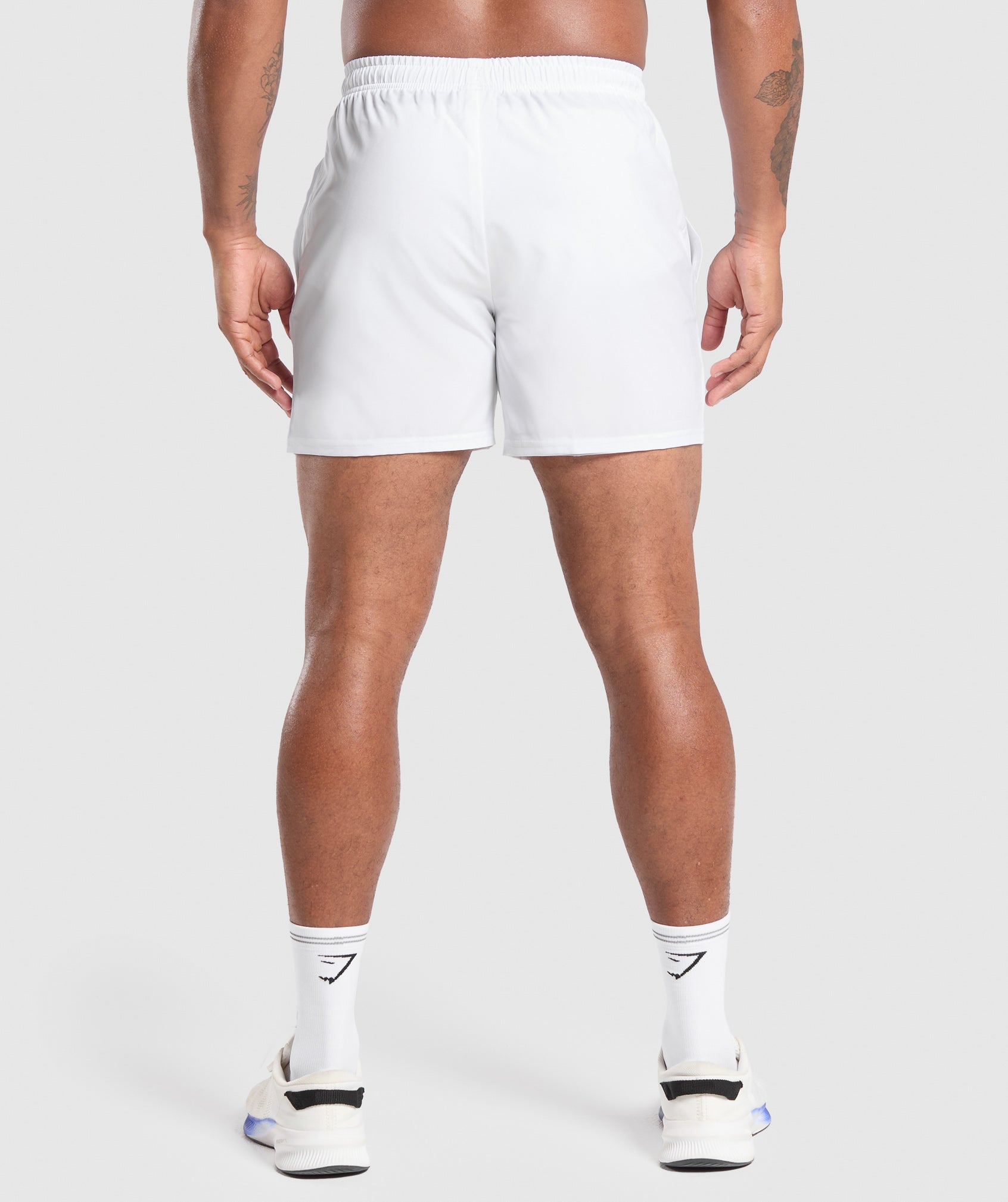 Gymshark Arrival 5" Shorts White