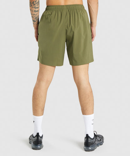 Gymshark Arrival Shorts Dark Green