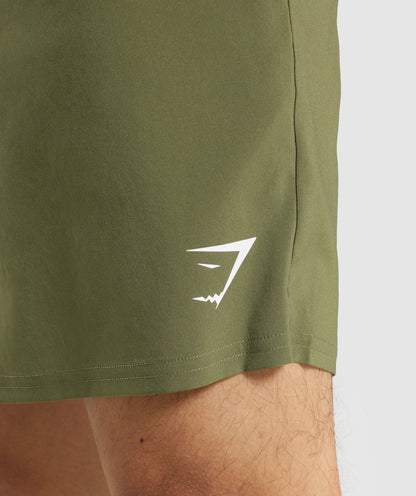 Gymshark Arrival Shorts Dark Green