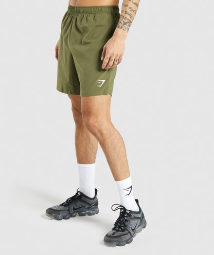 Gymshark Arrival Shorts Dark Green