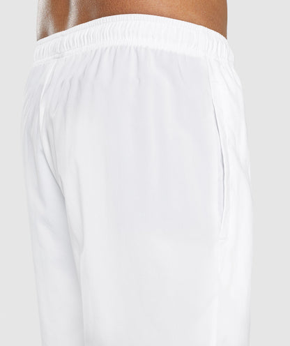 Gymshark Arrival 7" Shorts White
