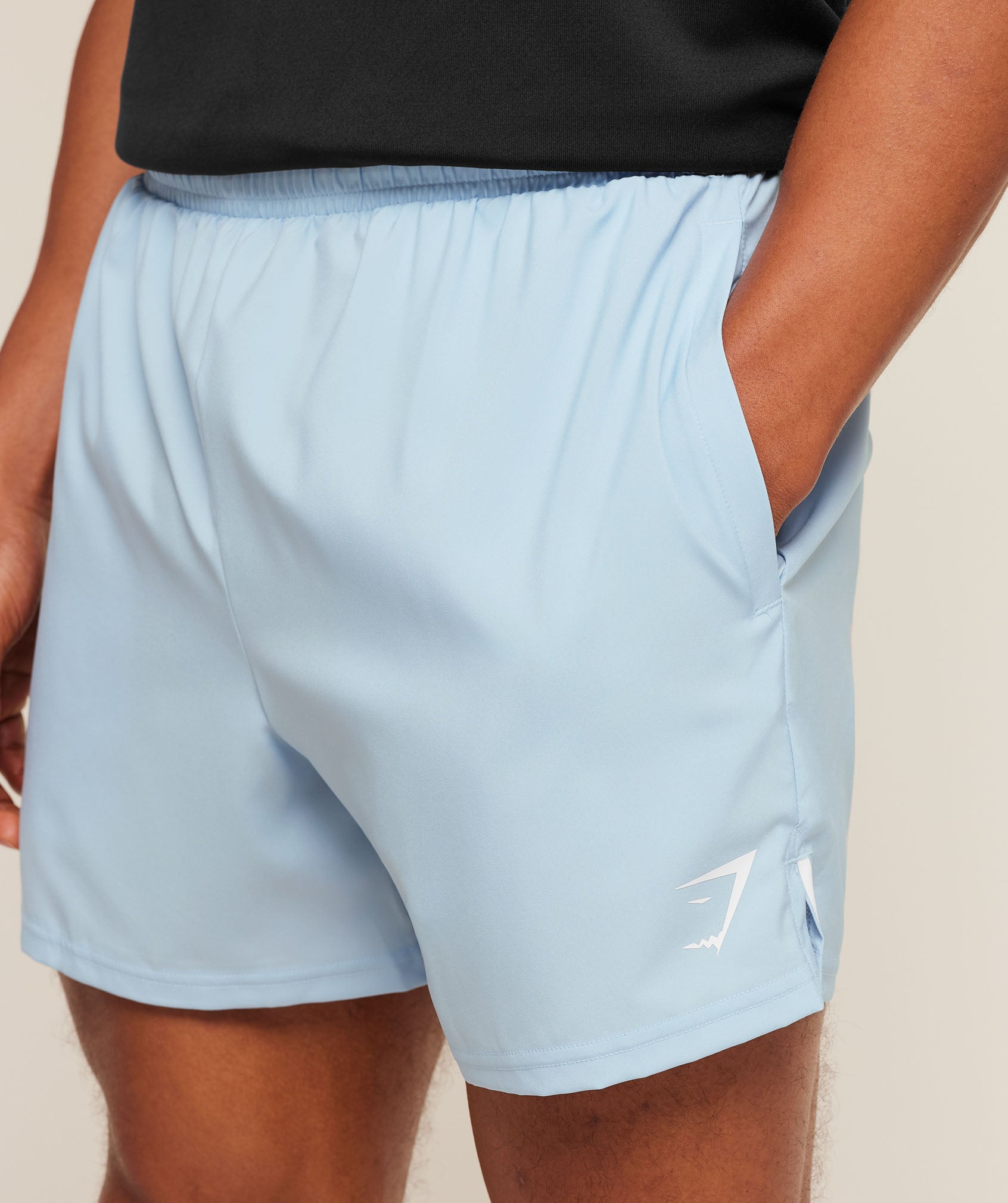 Gymshark Arrival Contrast Shorts Chilled Blue