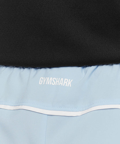 Gymshark Arrival Contrast Shorts Chilled Blue