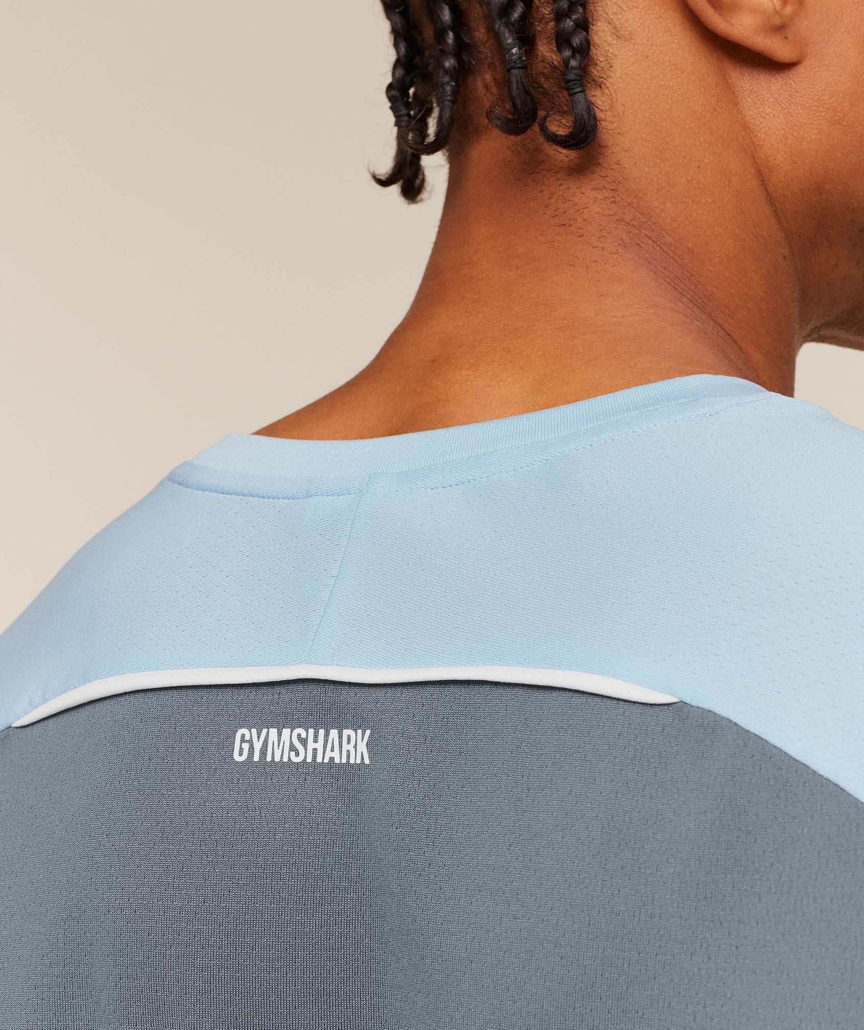 Gymshark Arrival Contrast T-Shirt Chilled Blue