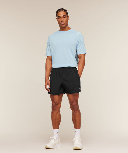 Gymshark Arrival Contrast T-Shirt Chilled Blue