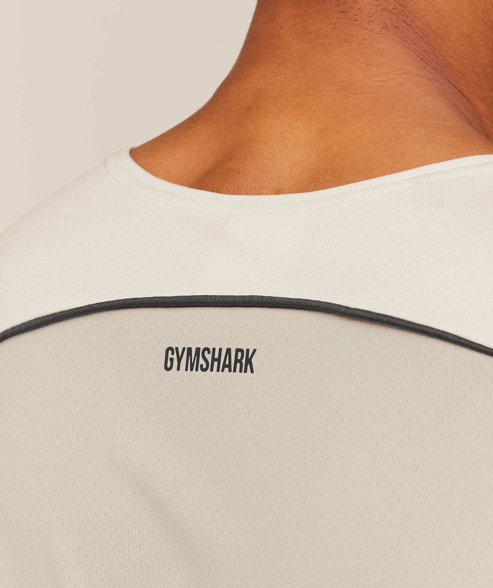 Gymshark Arrival Contrast Tank Tinted White