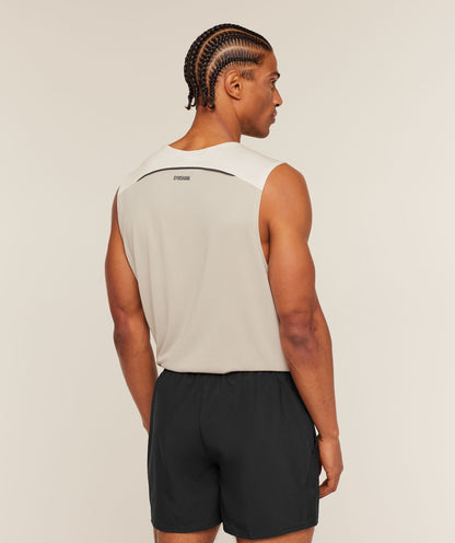 Gymshark Arrival Contrast Tank Tinted White
