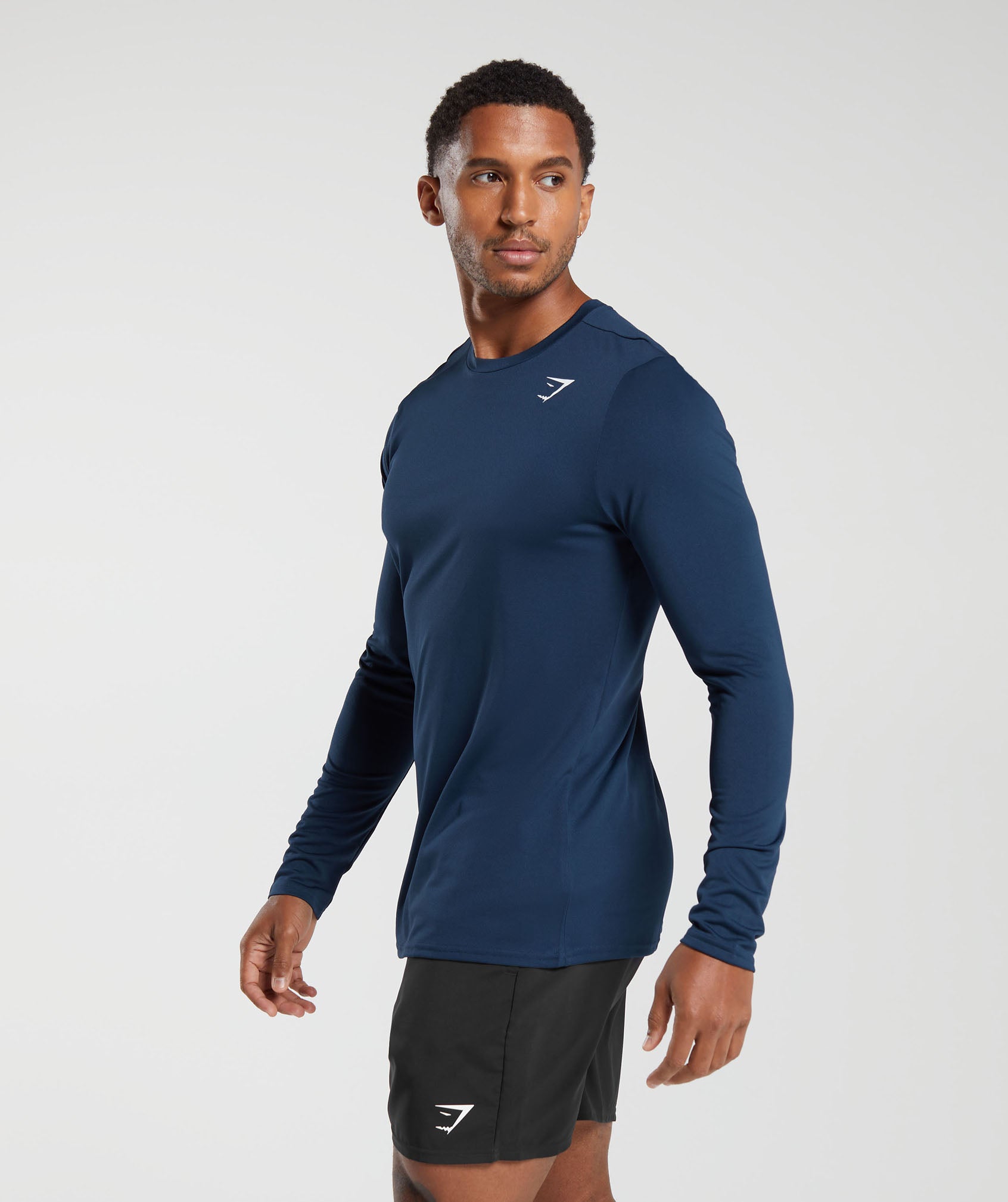 Gymshark Arrival Long Sleeve T-Shirt Navy
