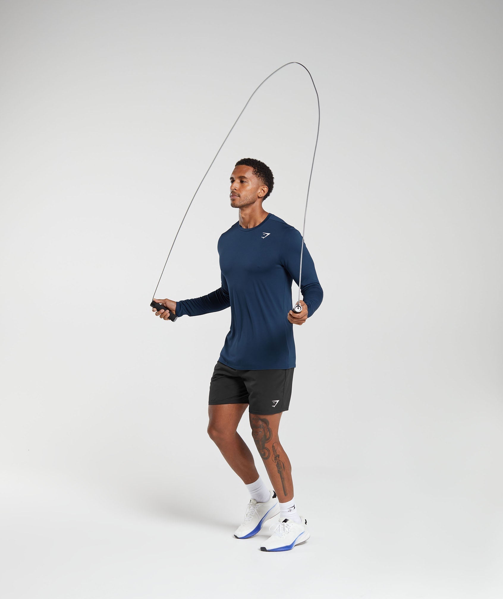 Gymshark Arrival Long Sleeve T-Shirt Navy