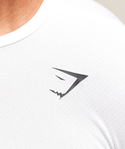 Gymshark Arrival Long Sleeve T-Shirt White