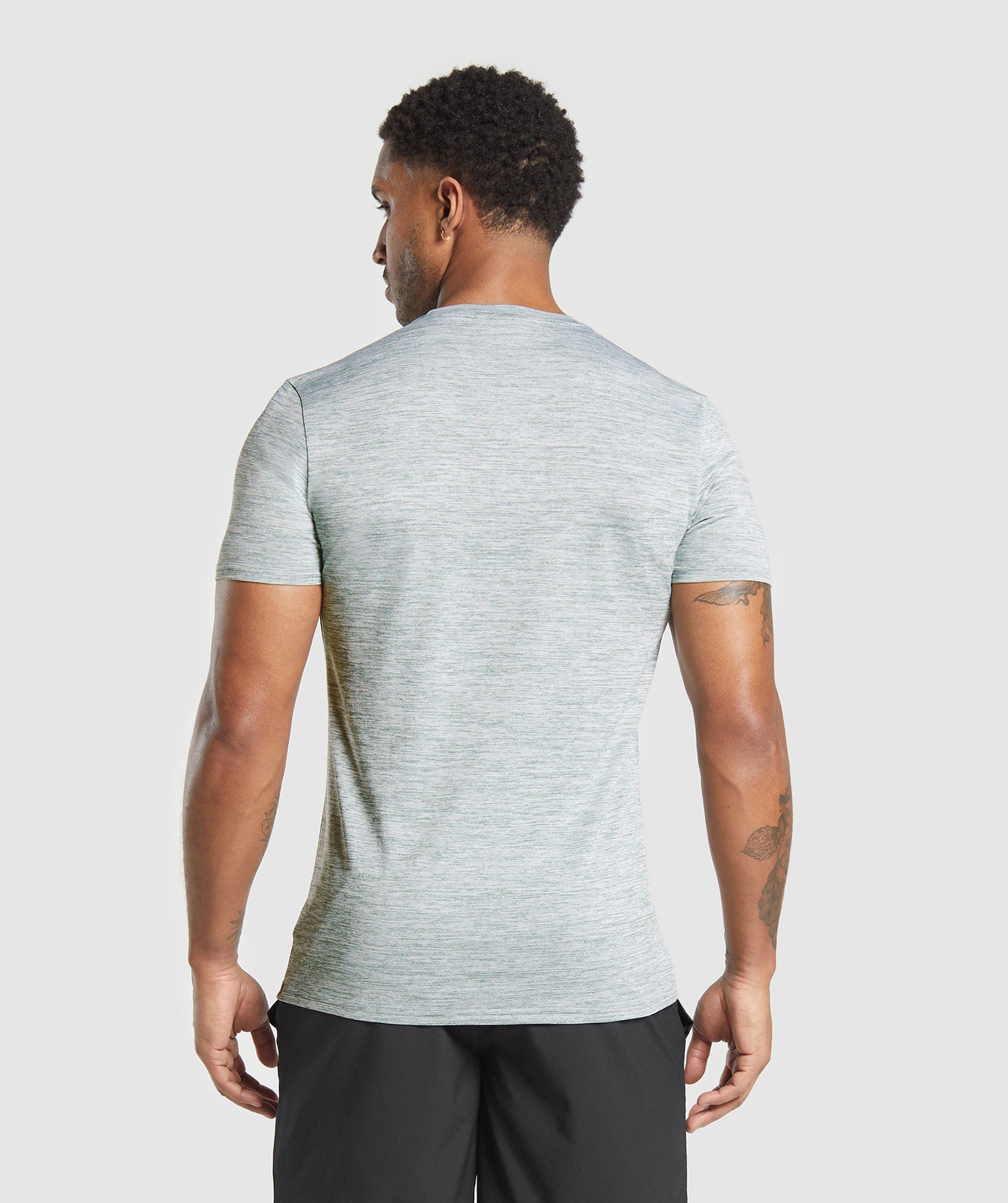 Gymshark Arrival Marl T-Shirt Celeste Blue
