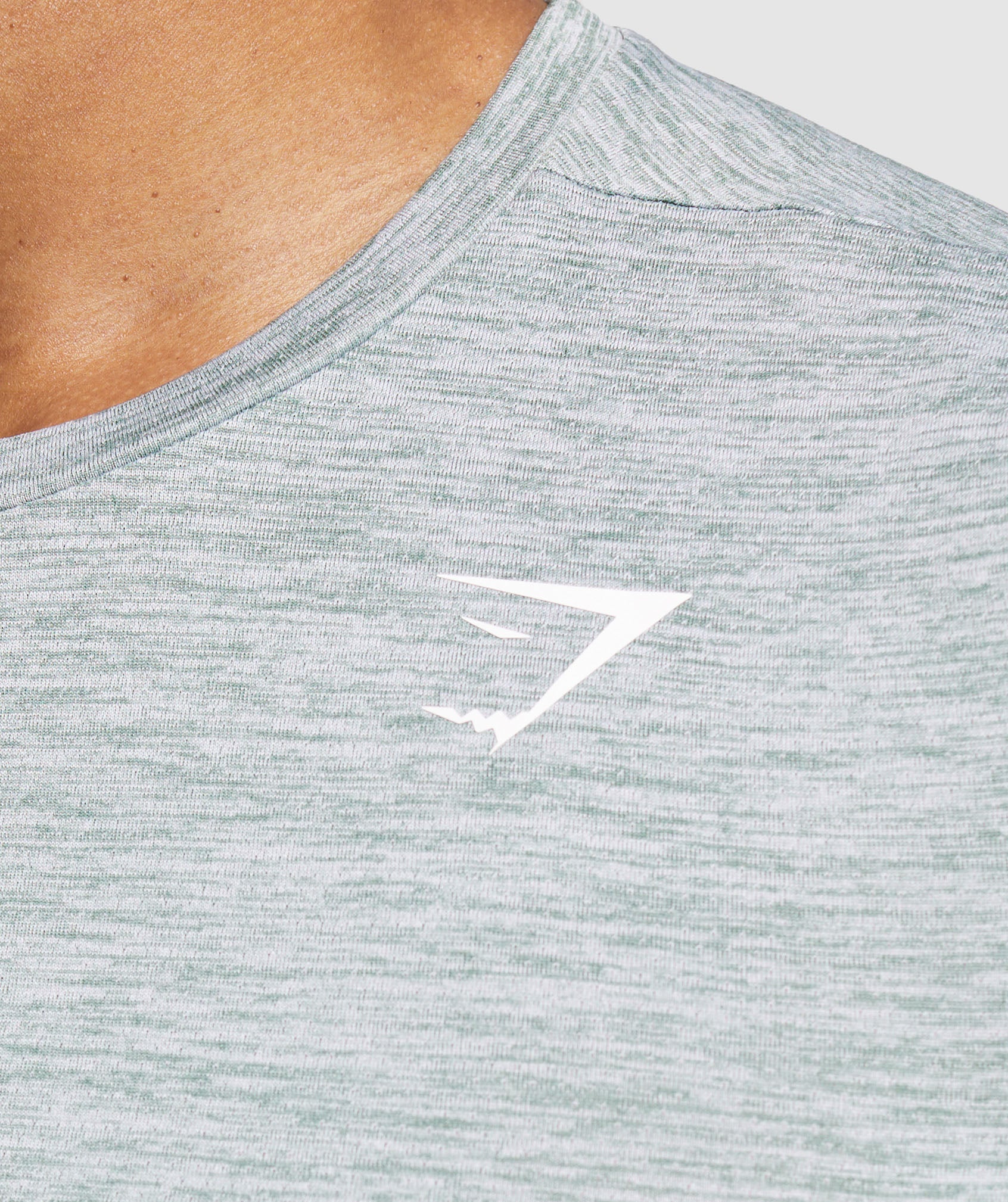 Gymshark Arrival Marl T-Shirt Celeste Blue