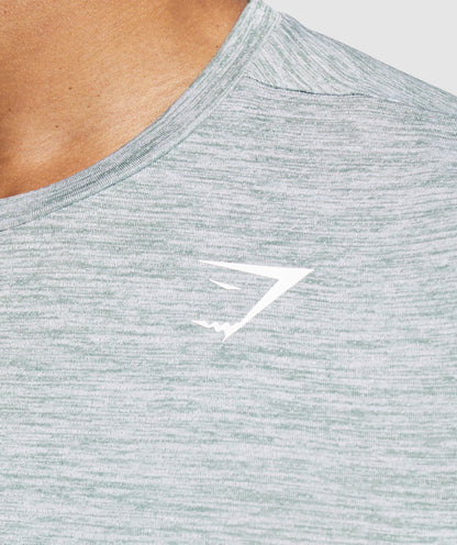 Gymshark Arrival Marl T-Shirt Celeste Blue