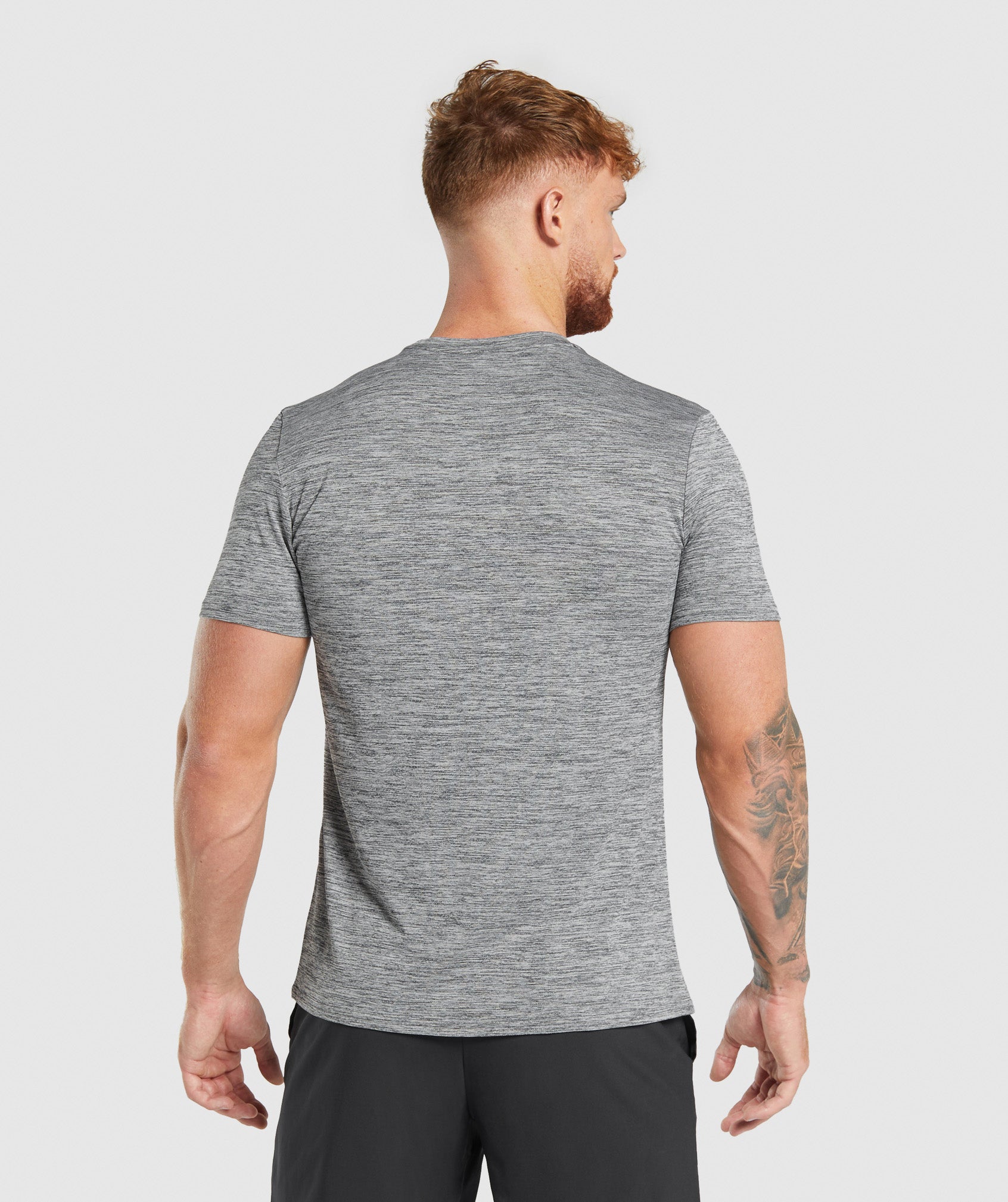 Gymshark Arrival Marl T-Shirt Silhouette Grey