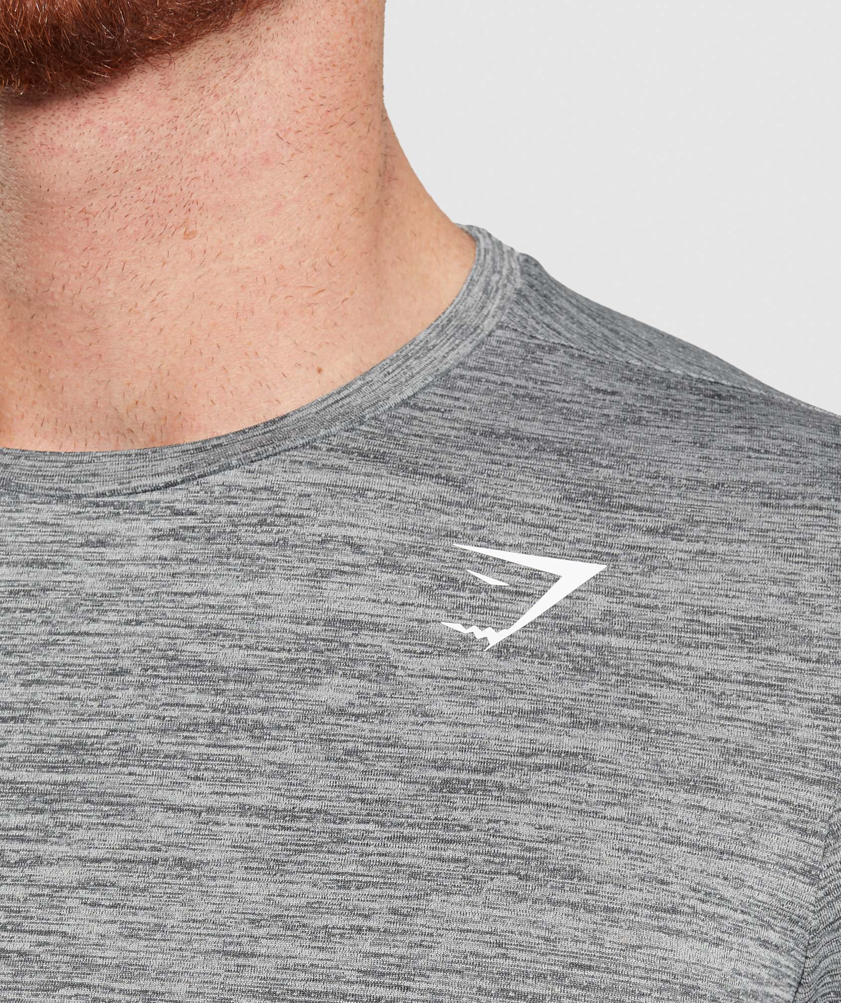 Gymshark Arrival Marl T-Shirt Silhouette Grey