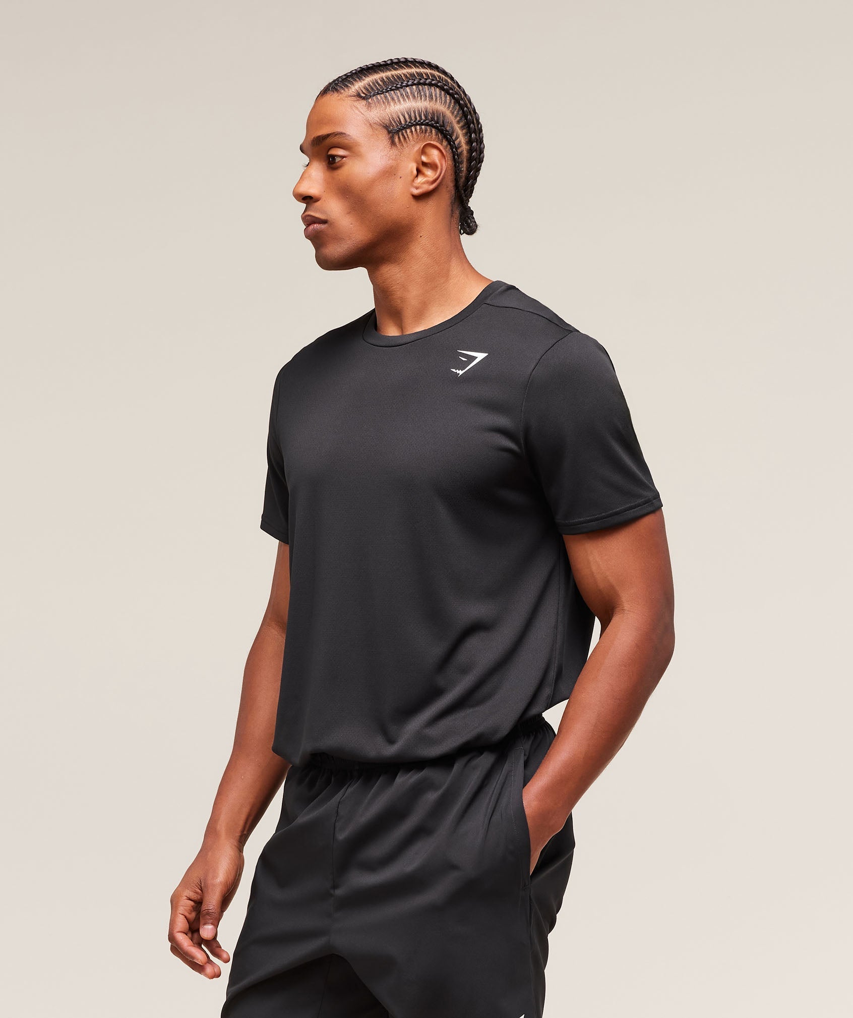 Gymshark Arrival Regular Fit T-Shirt Black