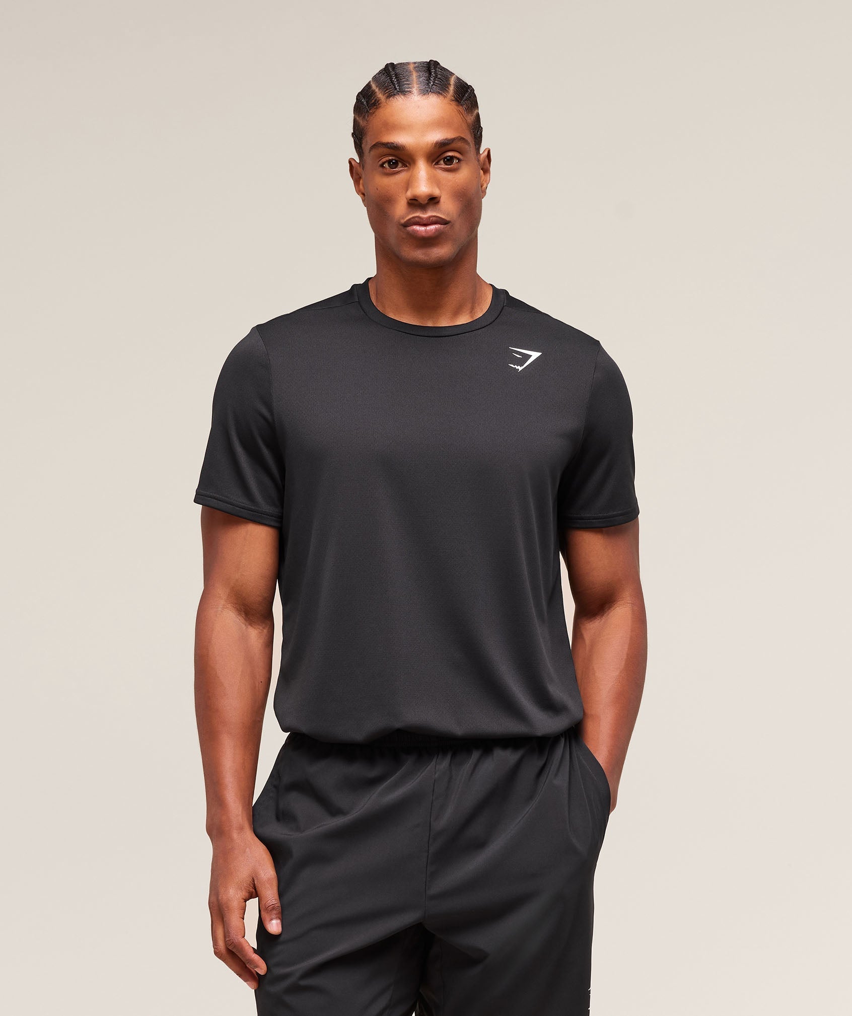 Gymshark Arrival Regular Fit T-Shirt Black