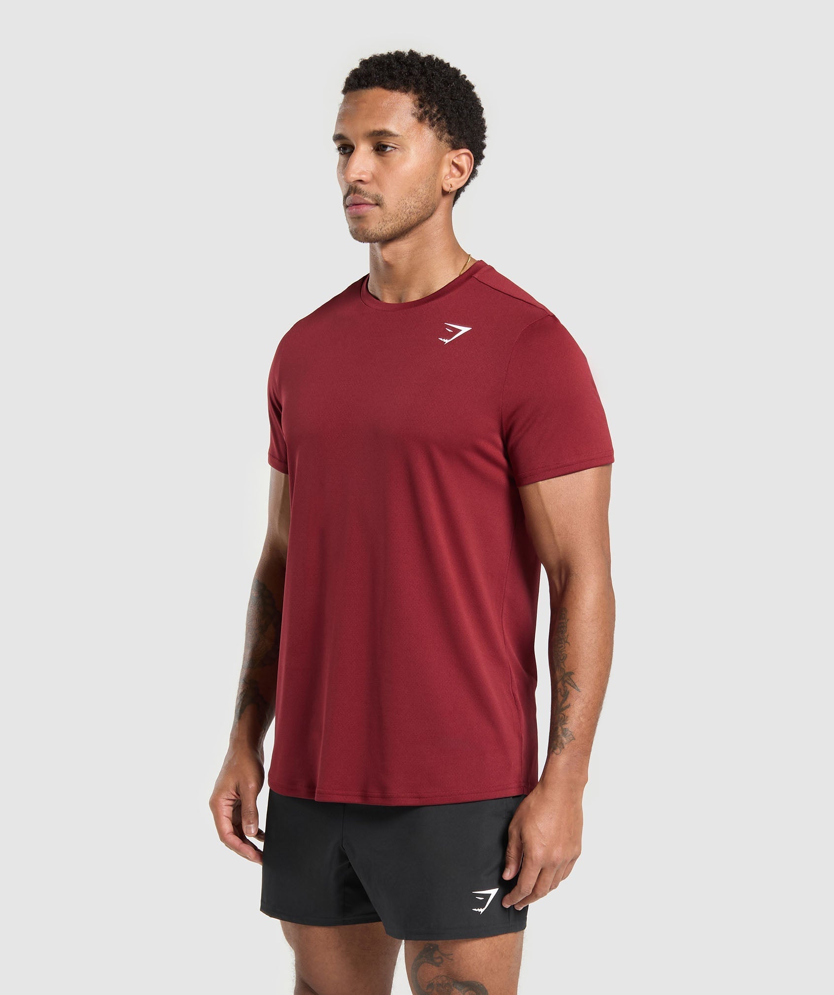 Gymshark Arrival Regular Fit T-Shirt Sets Red