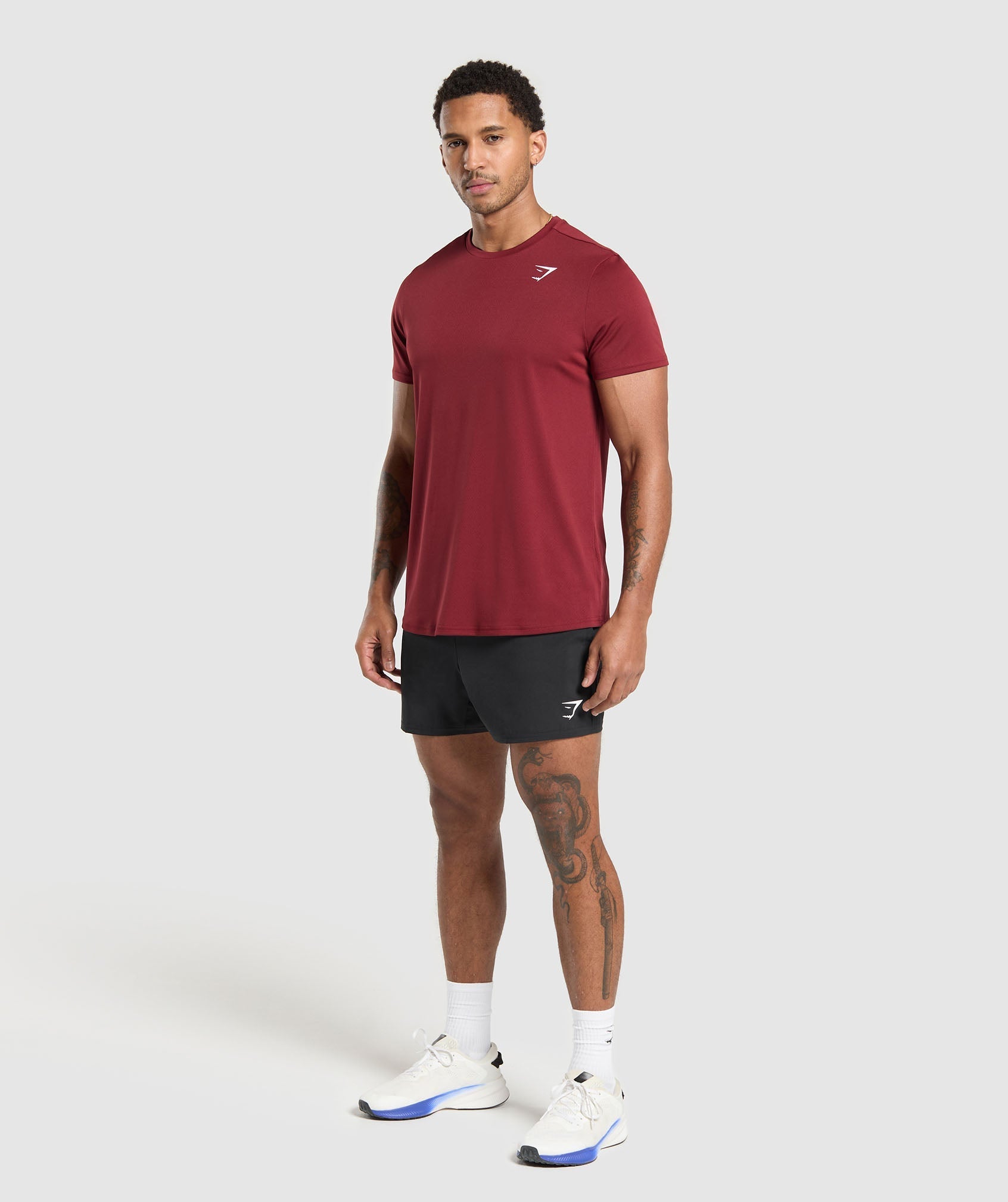 Gymshark Arrival Regular Fit T-Shirt Sets Red