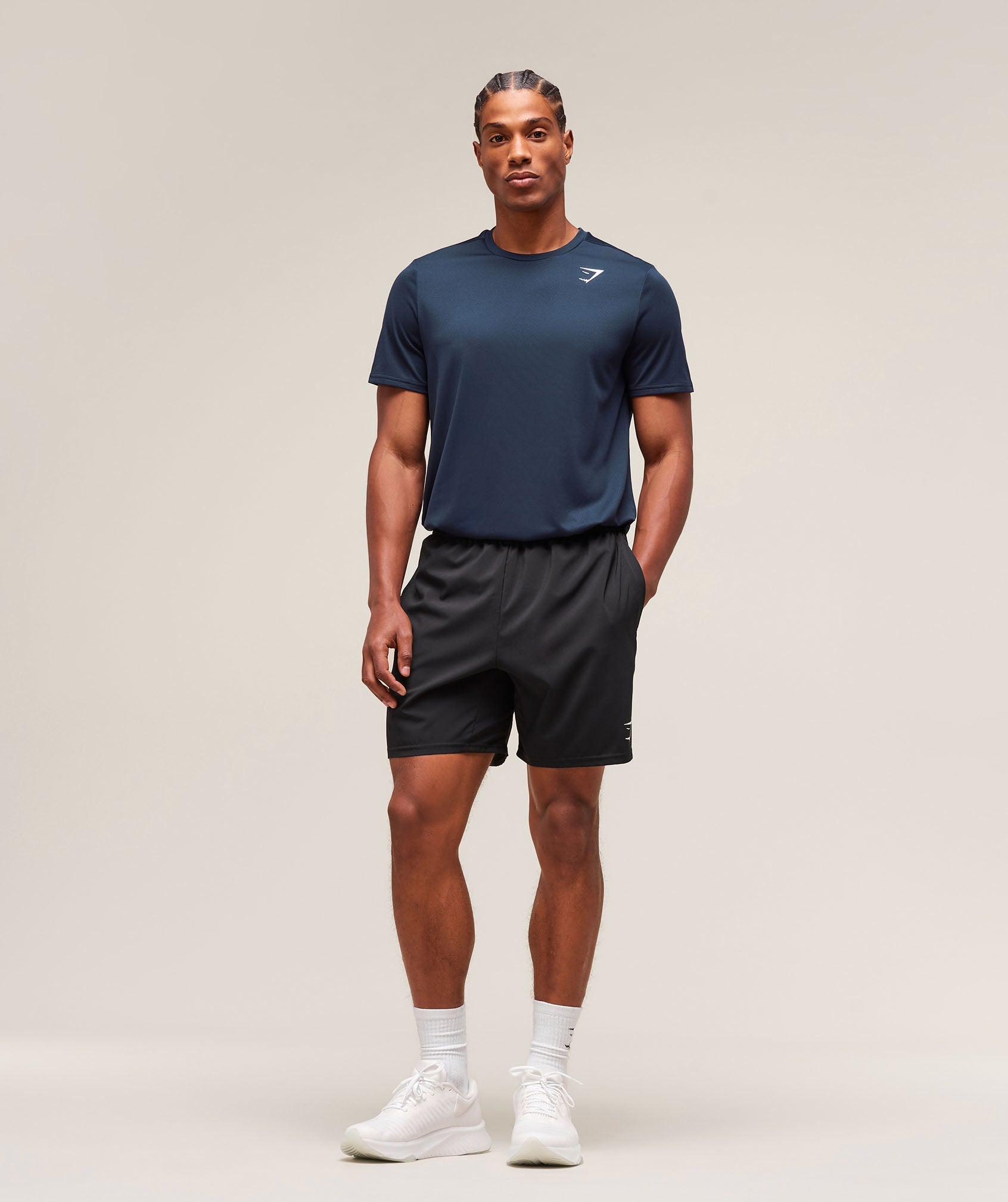 Gymshark Arrival Regular Fit T-Shirt Navy