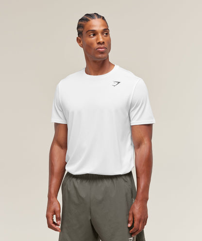 Gymshark Arrival Regular Fit T-Shirt White