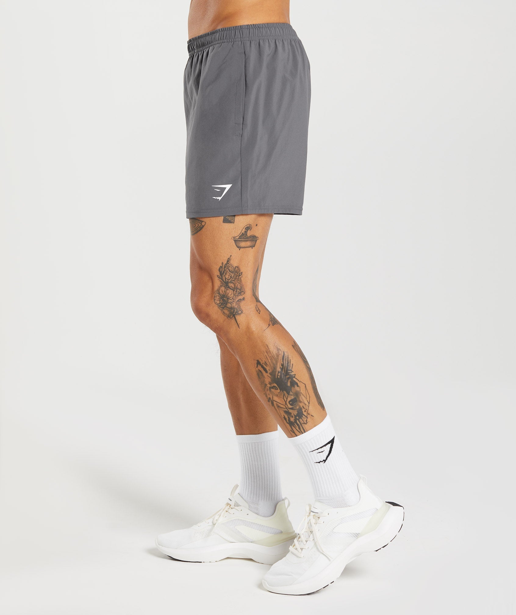 Gymshark Arrival 5" Shorts Silhouette Grey