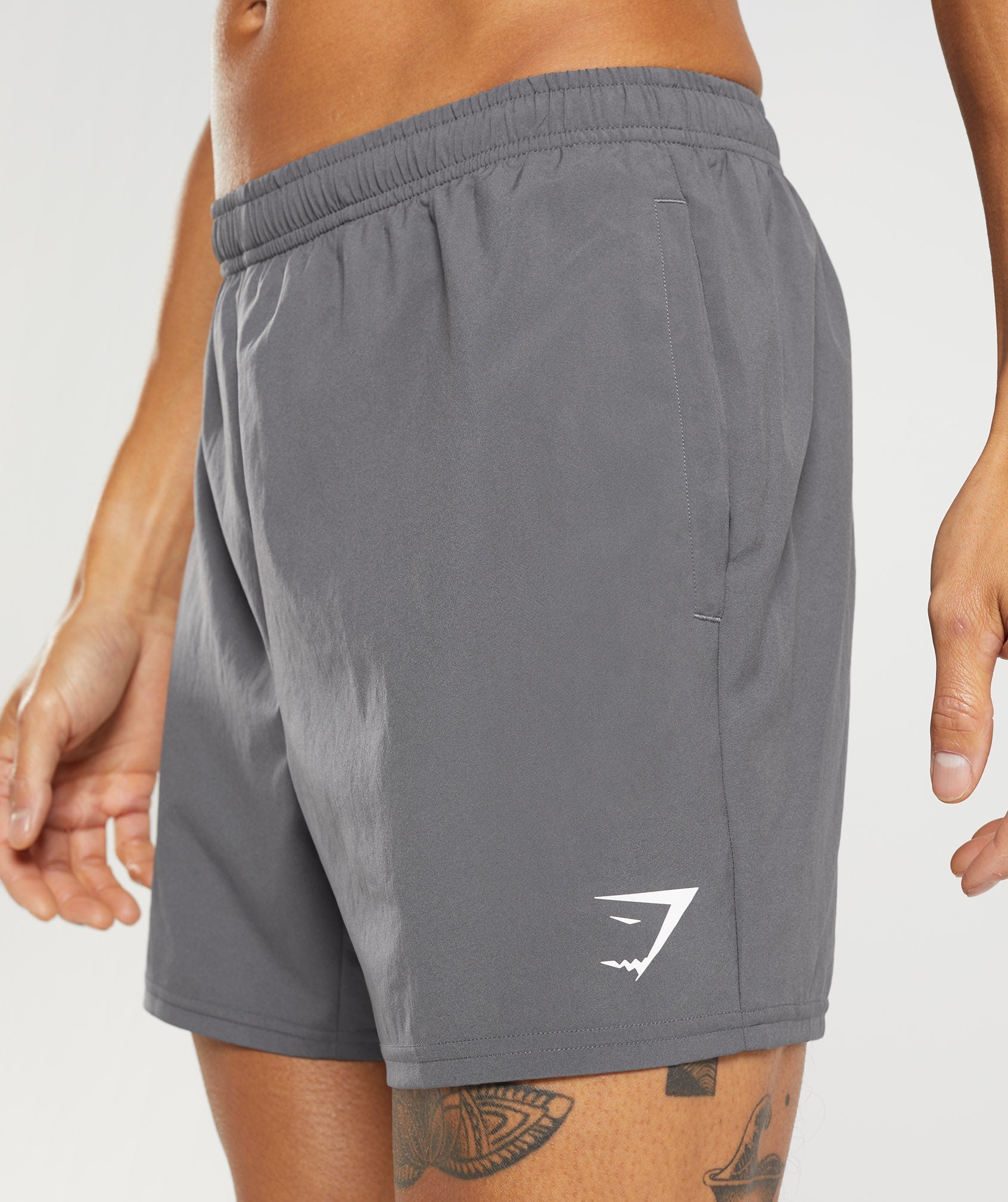 Gymshark Arrival 5" Shorts Silhouette Grey