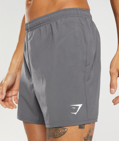 Gymshark Arrival 5" Shorts Silhouette Grey