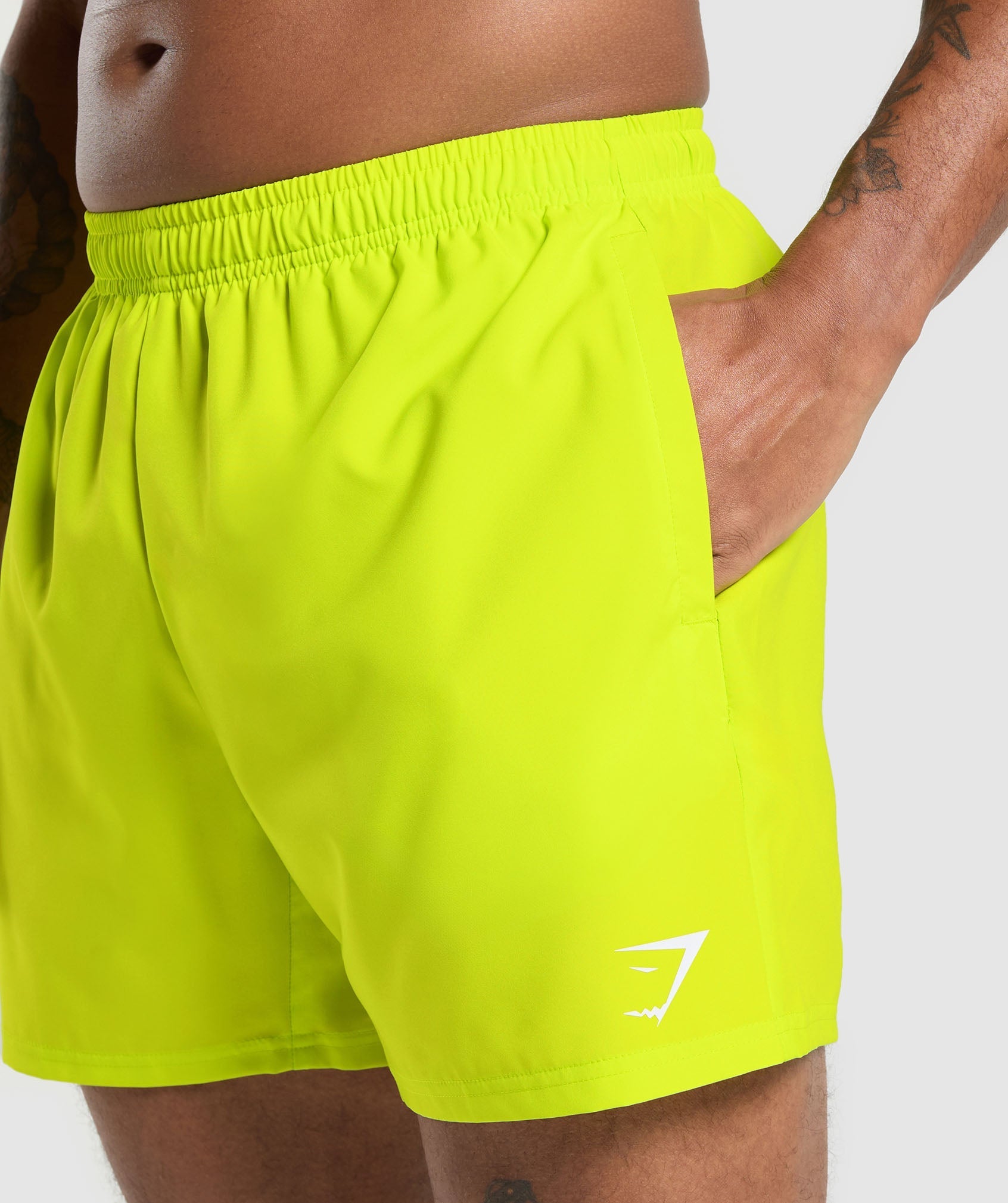 Gymshark Arrival 5" Shorts Shock Green
