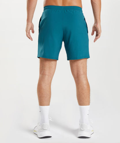 Gymshark Arrival 7" Shorts Atlantic Blue