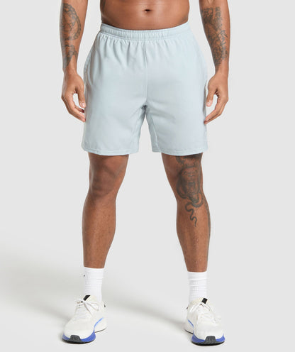 Gymshark Arrival 7" Shorts Cool Blue