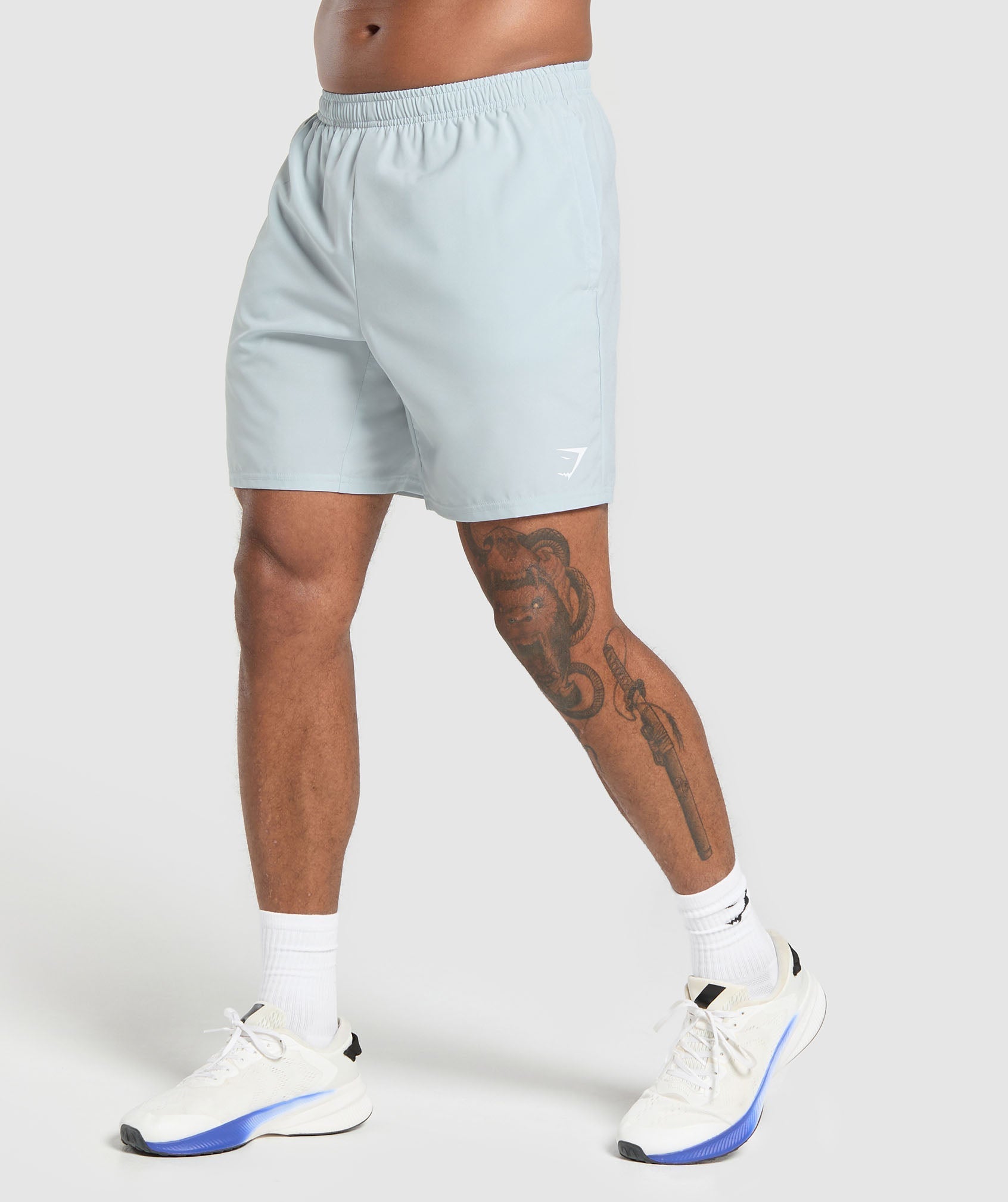 Gymshark Arrival 7" Shorts Cool Blue