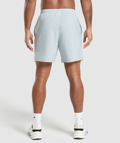 Gymshark Arrival 7" Shorts Cool Blue
