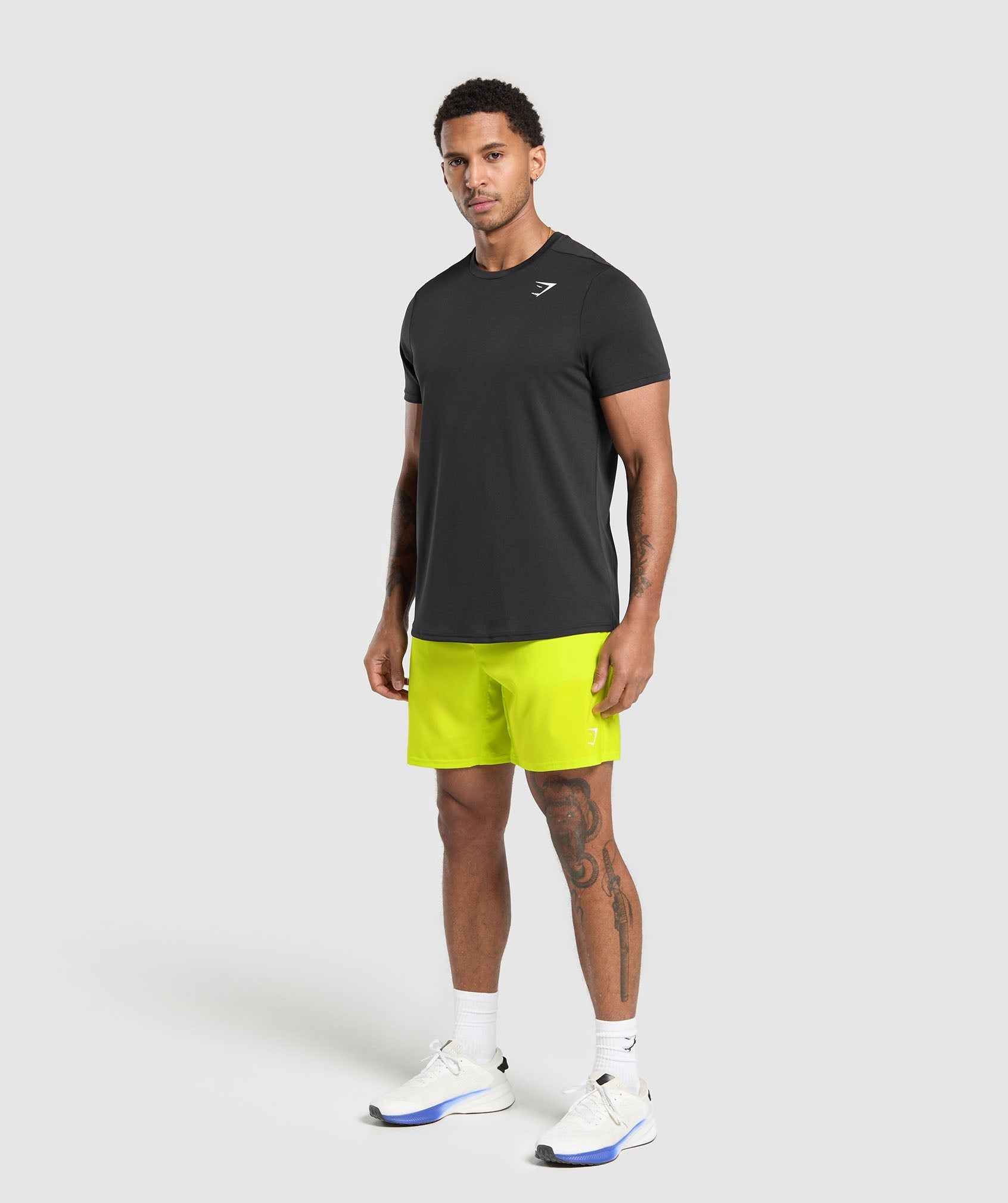 Gymshark Arrival 7" Shorts Shock Green