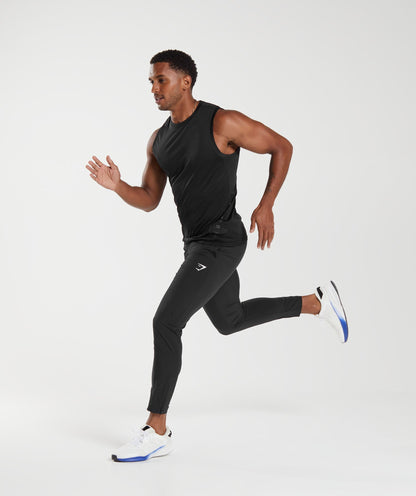 Gymshark Arrival Woven Joggers Black