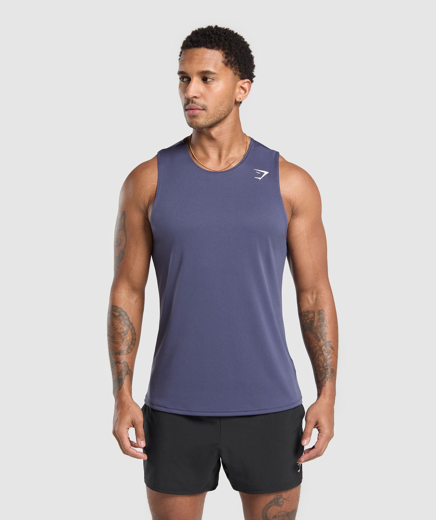 Gymshark Arrival Tank Weighted Purple
