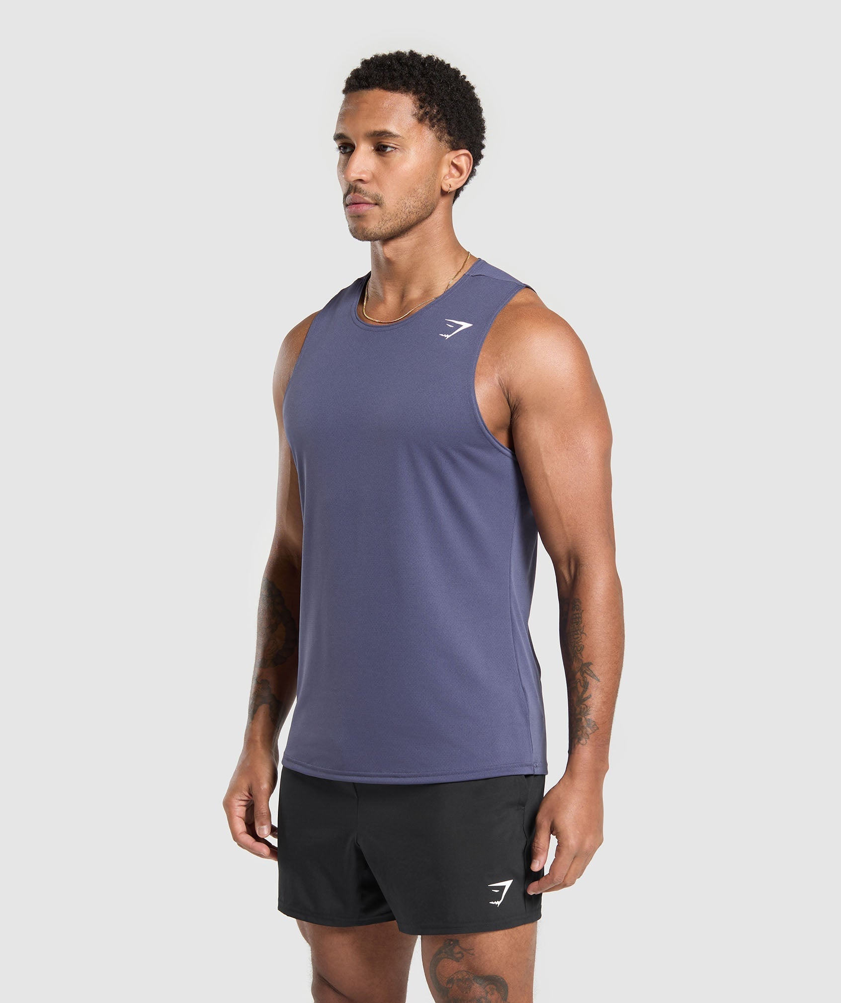 Gymshark Arrival Tank Weighted Purple