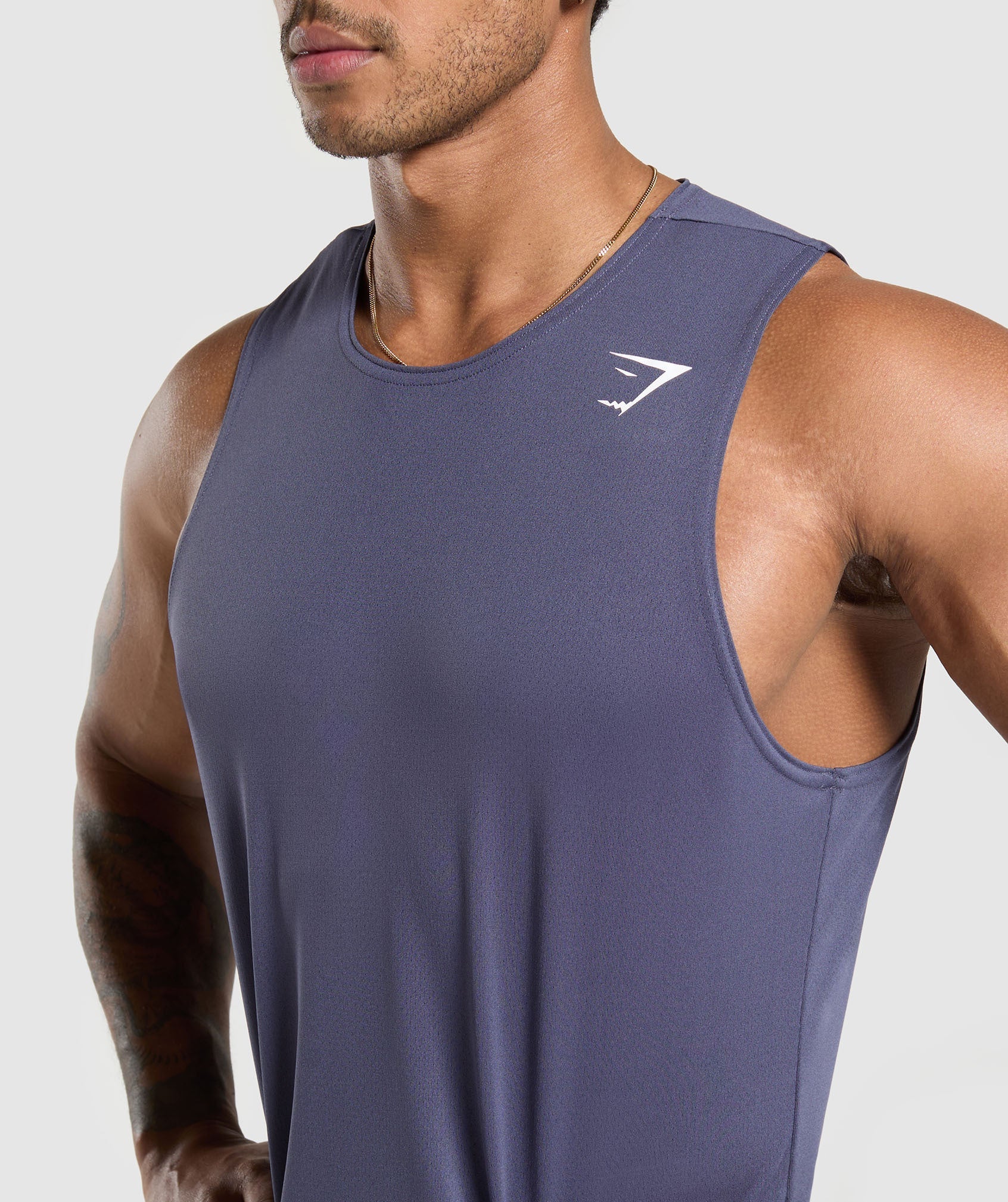 Gymshark Arrival Tank Weighted Purple