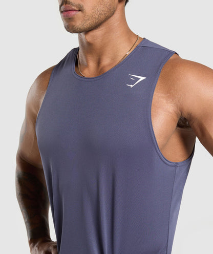 Gymshark Arrival Tank Weighted Purple