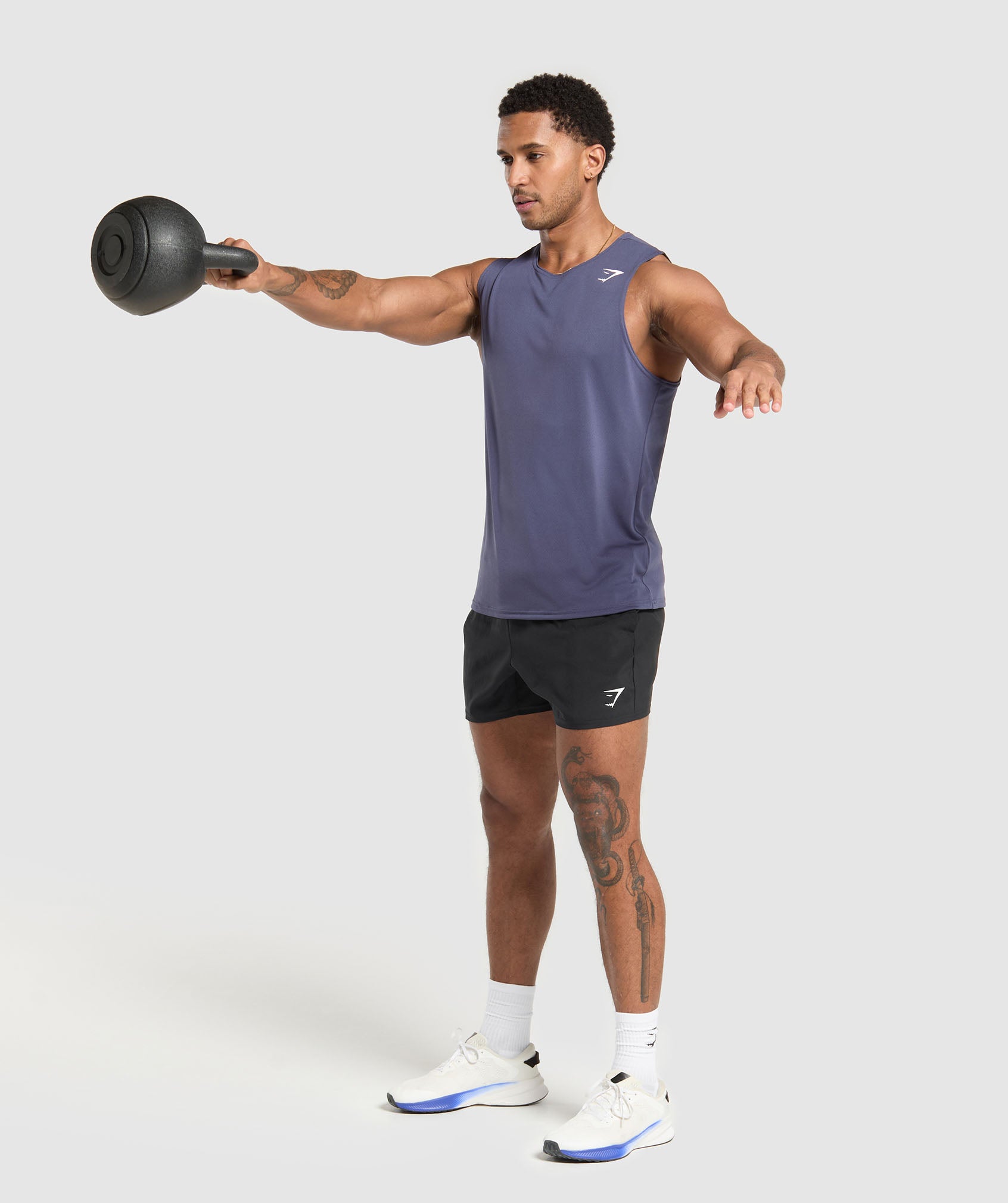 Gymshark Arrival Tank Weighted Purple