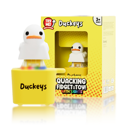 Duckeys Quackey - Fidget Toy That Quacks White