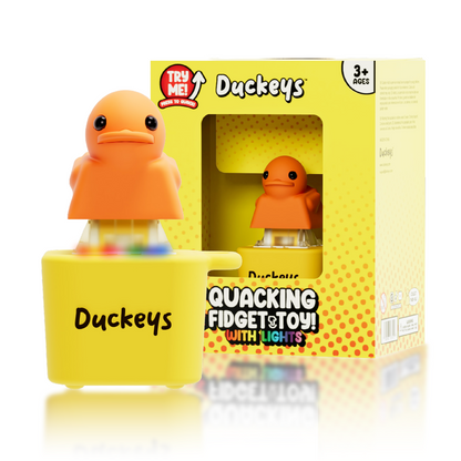 Duckeys Quackey - Fidget Toy That Quacks Orange